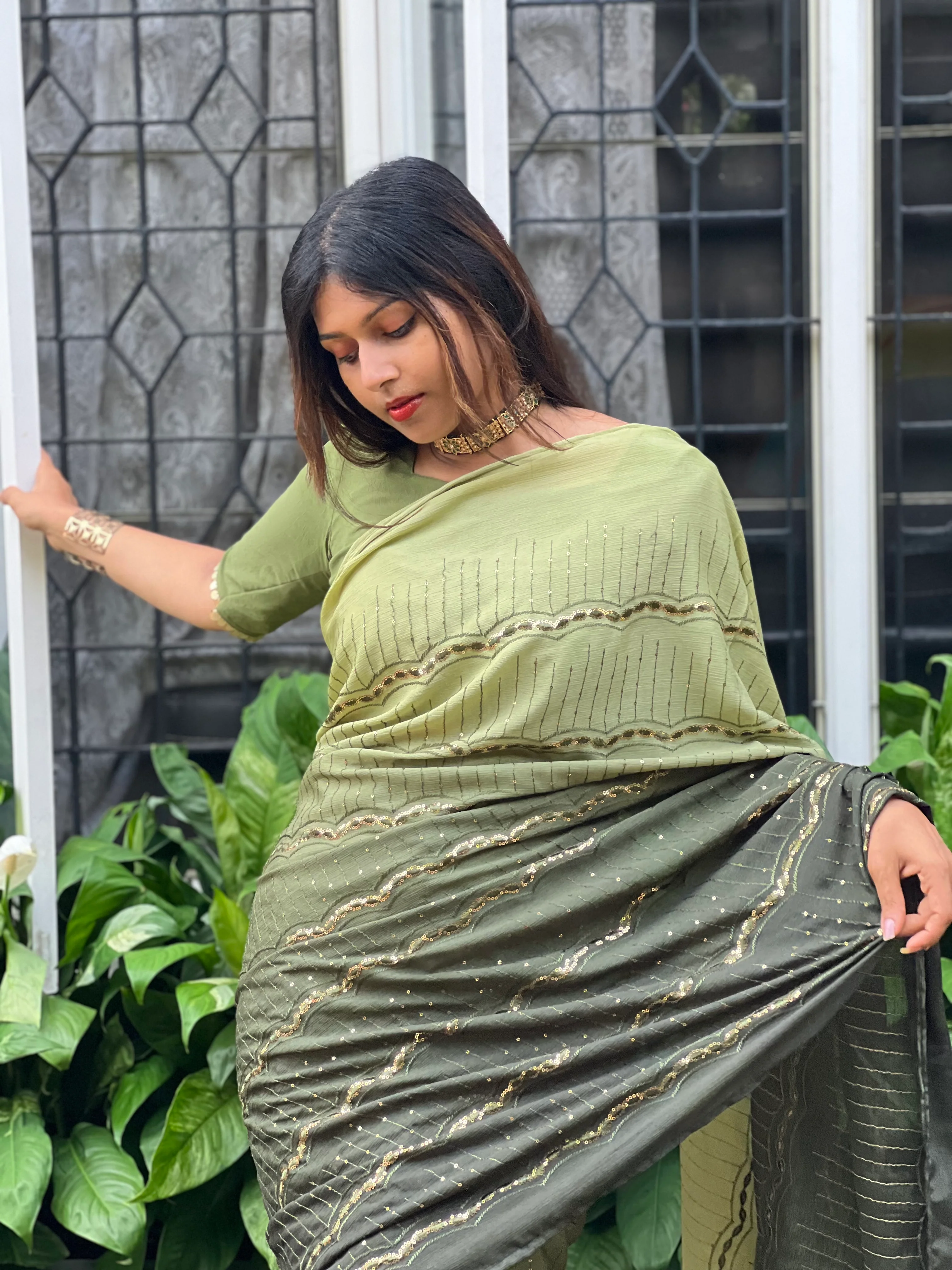 Varsha - Ready to wear Saree - Image 4